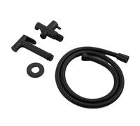 Brushed Gold Douche Kit Hand Held Bidet Sprayer Brass Room Balcony Wall Mounted Toilet Faucet Shattaf Valve Jet Set(Burgundy)