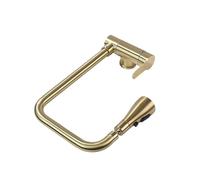 Brushed Gold Kitchen Tap Folding Inside Window Stainless Steel 3 Modes 360° Rotation Kitchen Sink Mixer Taps Folding Single Hole-Brushed Gold