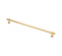B2C Kitchen Cabinet T Bar Pull Handle Drawer Cupboard Traditional Furniture Modern Length 354mm / 320mm Hole Centre Brushed Gold
