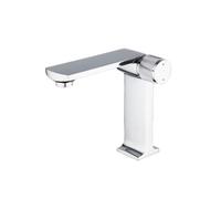Brushed Gold Modern Bathroom Faucet Hot & Cold Brass Tap Stylish Basin Mixer Contemporary Design for Luxury Home Decor