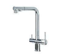 Brushed Gold Pull Out Kitchen Faucet with 360° Rotation Lead Free SUS304 Stainless Steel Magnetic Docking Easy to Clean Modern Design for Kitchen Sink