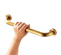 Brushed Gold Shower Grab Bar, Bathroom Grab Bars, Stainless Steel Safety Assist Bar, Balanced Support Handle, Wall Mounted Handrail(1.3ft/40cm)