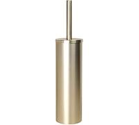 Brushed Gold Stainless Steel Toilet Brush and Holder - Durable, Standing Design for Bathroom Accessories