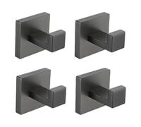 Brushed Grey Bathroom Accessorie Stainless Steel Gun Metal Towel Rack Toilet Paper Holder Robe Hook Bar Hardware,CHINA