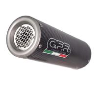 Brushed Inox GPR Exhaust Muffler M3 Poppy Approved Bmw K 1300 R 2009 2014