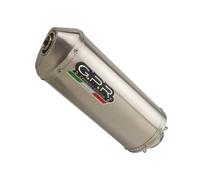 Brushed Inox GPR Full System Exhaust Satinox Cata Yamaha Tracer 700 2020 2024