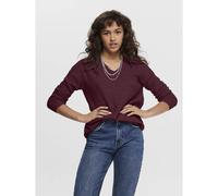 Brushed Knit Jumper burgundy