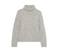 Brushed Lambswool Turtleneck- female- Brooks Brothers- Turtlenecks- Gray- XS- Knitwear XS