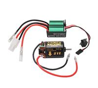 Brushed Motor ESC Combo with 540 21T Brushed Motor 65A Waterproof Green Brushed ESC for Traxxas Hand & Wrist Braces for Tamiya ArmRC Brushed Motor Set21T Brushed Motor,Complete