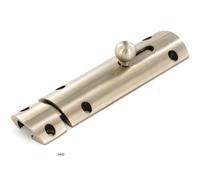 BRUSHED NICKEL FINISH MODERN DOOR BOLT WITH SCREWS