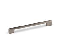 Brushed Nickel Kitchen Cupboard Handle Slim Square D Bar 160mm Centres Silver Door Drawer Cabinet Pull Furniture Replacement Upcycle