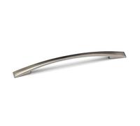 Brushed Nickel Kitchen Door Handle 160mm Centres Silver Grey Bow Bar Drawer Cabinet Cupboard Wardrobe Replacement Pull