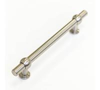 Brushed Nickel T Bar Handle 160mm