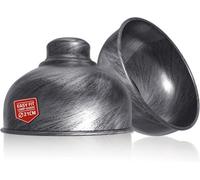 Brushed Silver Ceiling Light Shade, 21Cm Metal Lampshades For Ceiling Lights Easy Fit Pendant Lamp Shades For Table Lamps