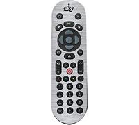 Brushed Silver Remote Controller Vinyl Skin/Sticker to fit SKY Q Non Touch