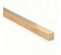 Brushed Solid Brass Threshold Transition Strip 1mDurable Floor Gap Bar for Hardwood to Tile Seam Cuttable Edge Trim (8x8mm / 5/16" x5/16)