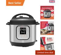 Instant Pot Duo V2 7-in-1 Pressure Cooker 5.7L 1000W Silver/Black
