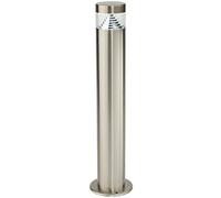 Outdoor Garden Bollard Light Steel Pyramid Cool White LED Path Lamp Post IP44