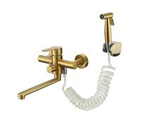 Brushed Steel Kitchen Faucet with 35cm Pull-Down Sprayer Modern Design Robinetterie de Cuisine with Handle Perfect for Sink