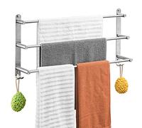 Brushed SUS304 Stainless Steel 40cm WallMounted Grab Bar for Shower SafetyStrong HotelGrade Support Rail with Hook and SlipResistant Hand Grip
