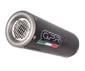 Brushed Titanium GPR Exhaust Muffler M3 Poppy Cata Ducati Monster 797 2017 2020
