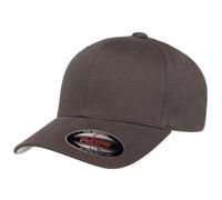 Brushed Twill Cap Flexfit by Yupoong Grey L/XL