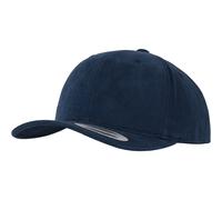 Brushed Twill Mid-Profile Cap Flexfit by Yupoong Navy One Size