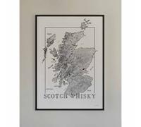 Brushery Whiskey poster - Scotland (30x40cm)