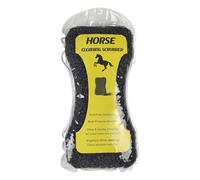 Brushes for care and curry combing, care sponge for livestock, equine scrubber brush, for use in the stable, on the farm, for outdoors, for as pet accessories, on trips and competitions