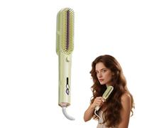 Brushes Straighteners for Women - Ionic Straightening Comb for Soft Hair - Anti-Burn Safety Heating Brush for Travel and On the Go