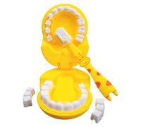 Brushing Teeth Toy - Giraffe Toothbrushing Teaching Model with Toothbrush | Preschool dentales Learning Toy for toddleres, Homeschool Teeth Cleaning Tool, Early Hygiene Trainer for Kids