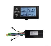 Brushless Controller, 30A 36V/48V 750W/1000W for Electric Bike and Scooter Kit with S861 LCD Display for Clear Data Reading in Low Light, Cycling Enthusiasts