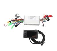 Brushless Controller and Display Meter 350W High Performance Electric Bike Motor Controller with LCD Screen Aluminum Alloy Case for 24V 36V 48V