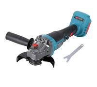 Brushless Cordless Angle Grinder 125mm Compatible with Makita 18V Battery, 3-Variable Speed, Overload Protection for Metal Cutting, Grinding, Polishing