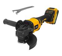 Brushless Cordless Angle Grinder Compatible with DEWALT 20V MAX Battery, 4 Inch Power Grinder with 3 Variable Speeds for Cutting, Grinding & Polishing(Battery Not Included)