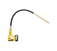 Brushless Cordless Concrete Vibrator, 21V Handheld Concrete Vibrating Tool, Electric Concrete Vibrating, Electric Cement Vibrating Poker with 1.5m Hose and 35mm Diameter Flexible Shaft (Orange)