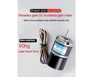Brushless DC Gear Motor 12V24V Planetary Gear 3626 Speed Regulation Micro Motor
