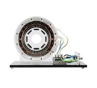 Brushless DC Motor, 12V Shaftless Pump Motor, 120mm, Adjustable Speed 100-1500rpm, Forward and Reverse Functions, Ideal for Physics Education