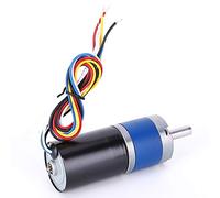 Brushless DC Motor 36MM | 24V High Rotation Force Metal Gear Motor | Low Noise Electric Motor for Industrial Automation/Robotics/Clinical Devices | 1600 RPM, 10W Rated Output (45RPM)