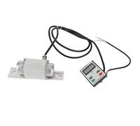 Brushless DC Vibration Motor 7500RPM Digital Display IP65 Concrete Vibrator Motor with Speed Controller 24V Aluminum Alloy Construction Mining Metallurgy (10W)
