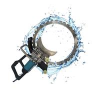 Brushless Electric Concrete Saw, 8800W/02 Professional Concrete Ring Saw with Water Fed Dust Suppression, 90° No-Dead-Angle Cutting, Wall Grooving Cutting Machine for Porcelain, S,Depth 300mm