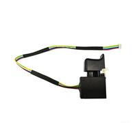Brushless Electric Hammer Control Button, 6-Wire Design | For Brushless Hammers, 6-Wire Connection, for ideal for Pros, Plastic Body, 60x33mm