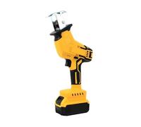 Brushless Electric, Reciprocating Saw Multifunctional Wood Cutting Saw Cordless Power Tool,for Metal Wood PVC Pipe(with 2Battery)
