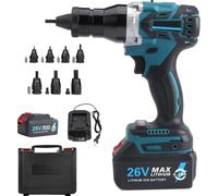 Brushless Electric Rivet Nut Gun, Cordless Rivnut Tool M3-M12