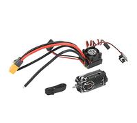 Brushless electronic starter ESC Combo, Sensored ESC Combo Removable Cooling Fan Hollowed Aluminum Can Temperature Resistance for 1/12 RC Car electrical tools
