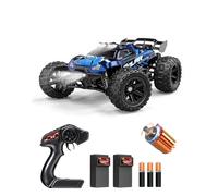 Brushless Extreme High Speed Remote Control Cars, 2.4GHz 40KM/H Remote Control Truck, 1:14 4X4 RTR RC Car for Adults, 2 Battery Radio Controlled Cars, RC Car Off Road Toys for Kids & Adults Gift, Blue