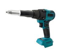 Brushless Handheld Electric Riveter Gun Cordless 5.0mm Household Power Tools Screwdriver with LED Light(1PC 2.0Ah Battery)