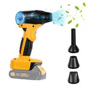 Brushless Jet Blower For Dewalt 20V Battery 130000RPM 4-Speed Control Portable Violent Turbo Fan Electric Air Duster(No Battery) Battery not included