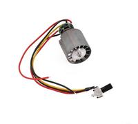 Brushless Low Voltage Duct Fan Motor with Metal Housing, 5A Current, 100,000 RPM Speed, Compatible with 12V and 24V Voltages for Efficient Cooling (24V)
