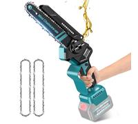Brushless Mini Chainsaw 6 inch,Cordless Electric Chainsaw, Battery Chain Saw fit for Makita BL 18V,Handheld Chain Saw fit for Gardening Wood Cutting,Trimming (Without Battery and Charger)